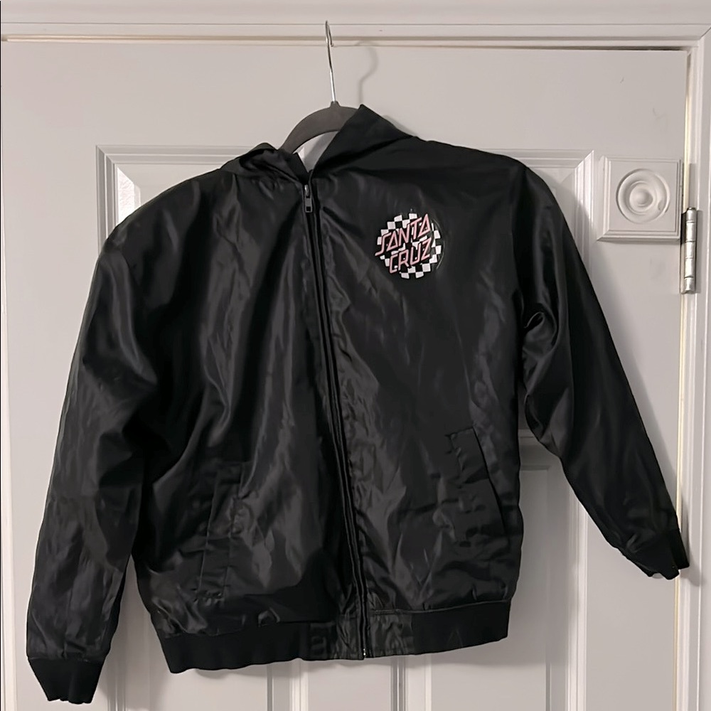 Santa Cruz Skateboards kids Black Jacket size XL